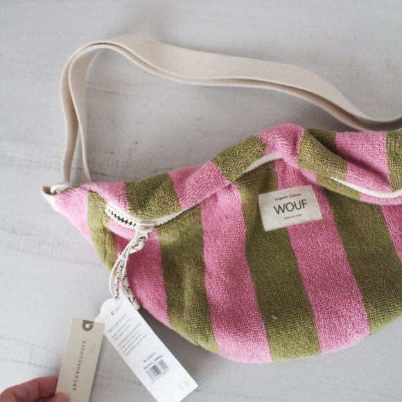 Anthropologie x WOUF XL Terry Waistbag / Fanny Pack / Sling NEW NWT / SOLD OUT - Picture 2 of 6